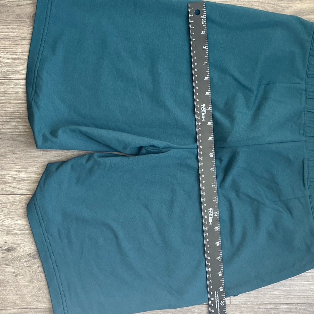 Pure Jill Affinity Pull On Shorts Teal Elastic Waist - Picture 8 of 10
